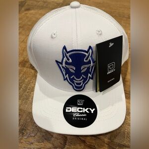 Brand New Decky 5019 Youth Duke Blue Devils trucker style hat